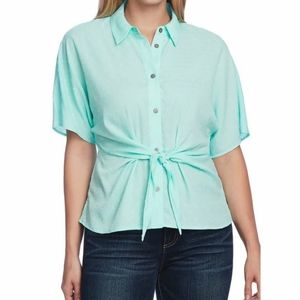 Vince Camuto Tie Front Blouse
